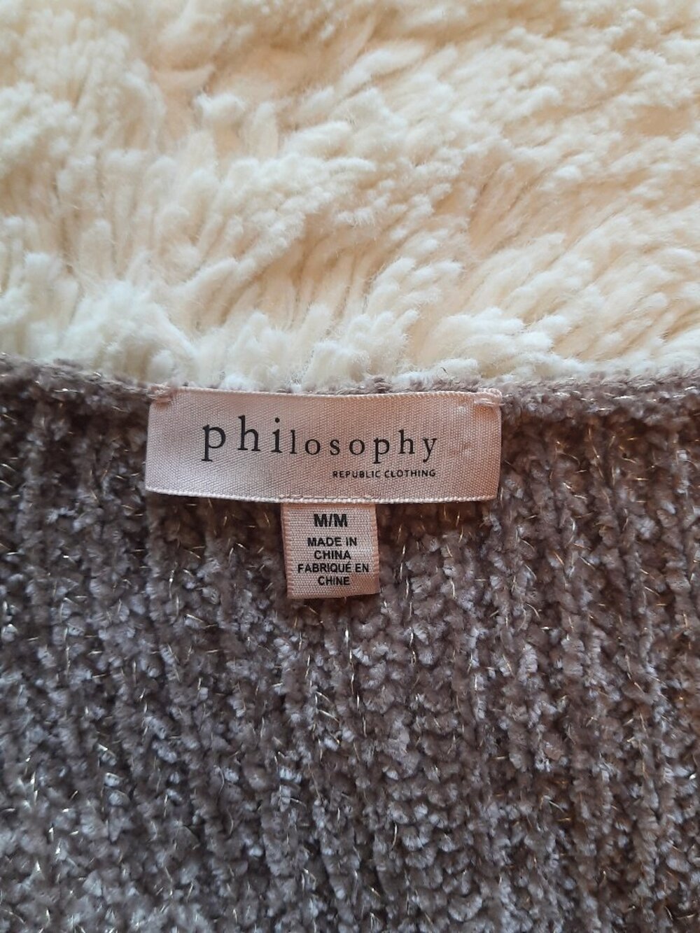 Philosophy Ribbed V-neck Sweater - Picture 5 of 9